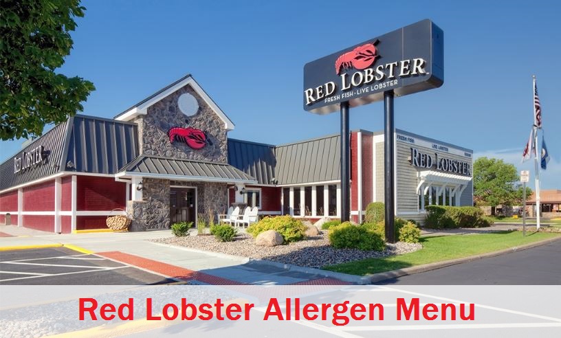 Red Lobster Allergen Menu Red Lobster Allergen Menu