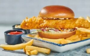 Red lobster Nashville Hot Chicken Sandwich